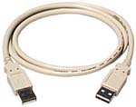 CABLE USB A-A M/M 6FT IVORY