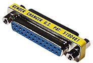 GENDER CHANGER DB25M-DB25F SLIM
