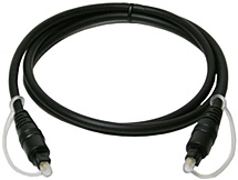 CABLE OPTICAL M/M 3FT BLACK 