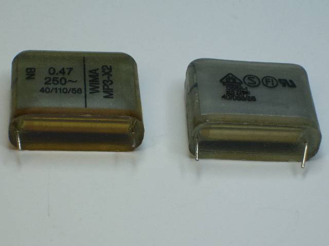 CAP FILM RDL .47UF 275V 27LS
