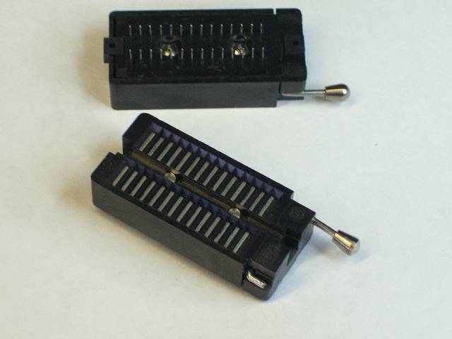 IC ZIF SOCKET 28PIN W/HANDLE