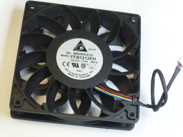 FAN DC12V,1.74A 4.7x4.7x1 in